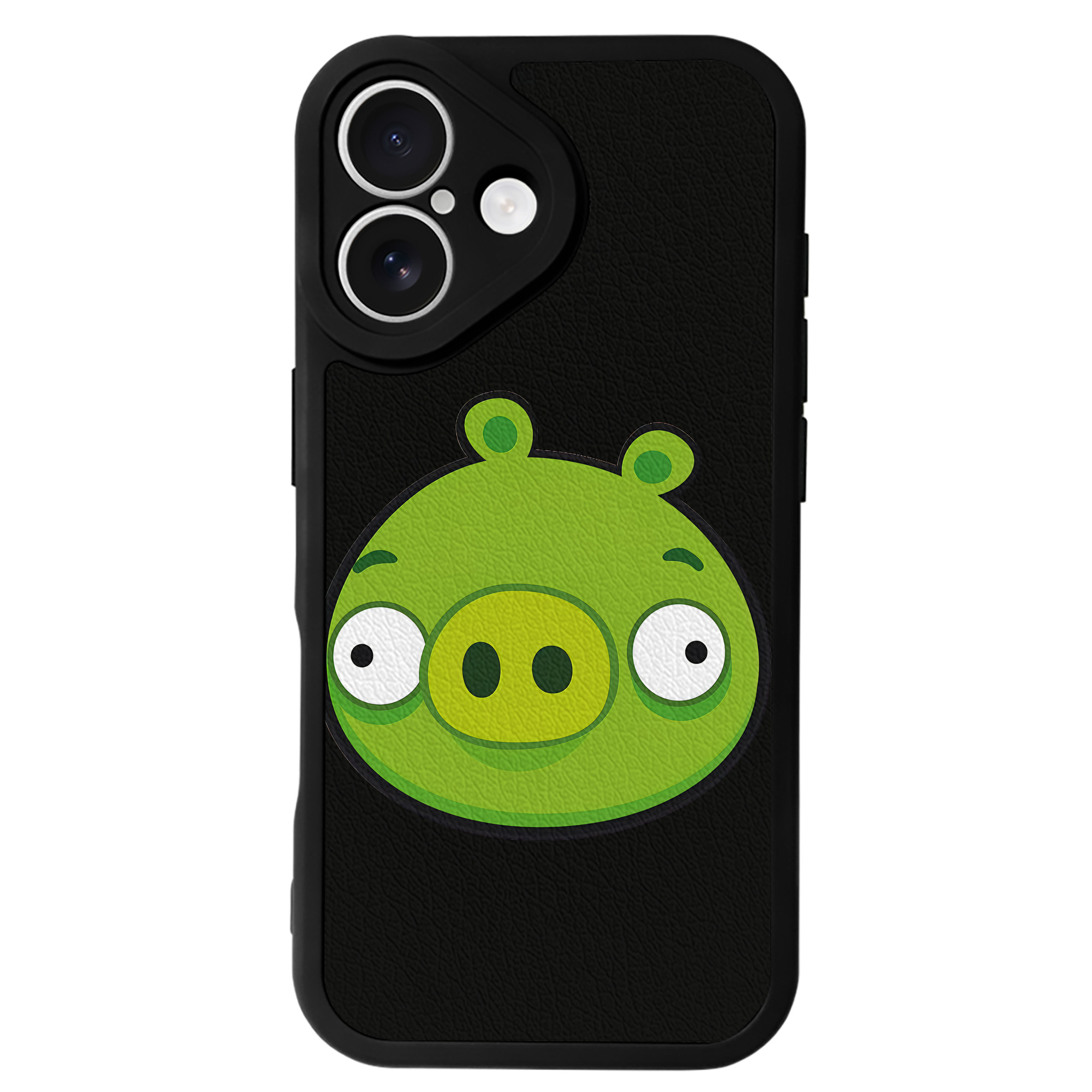（画像用） Angry Birds アングリーバード 【iPhone 16シリーズ対応】シリコンスマホケース（レザー調） 材質：シリコン